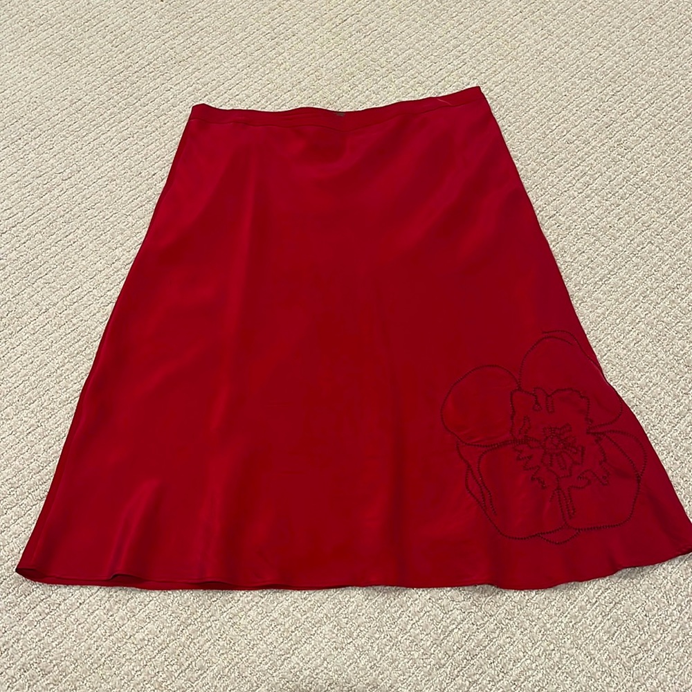 Banana Republic silk skirt size 12